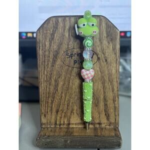 30-20  Inspired Handcrafted Extended Length Beaded Pen w/ Refill Ink